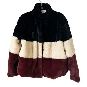 Near & Dear Faux Fur Jacket Size XL